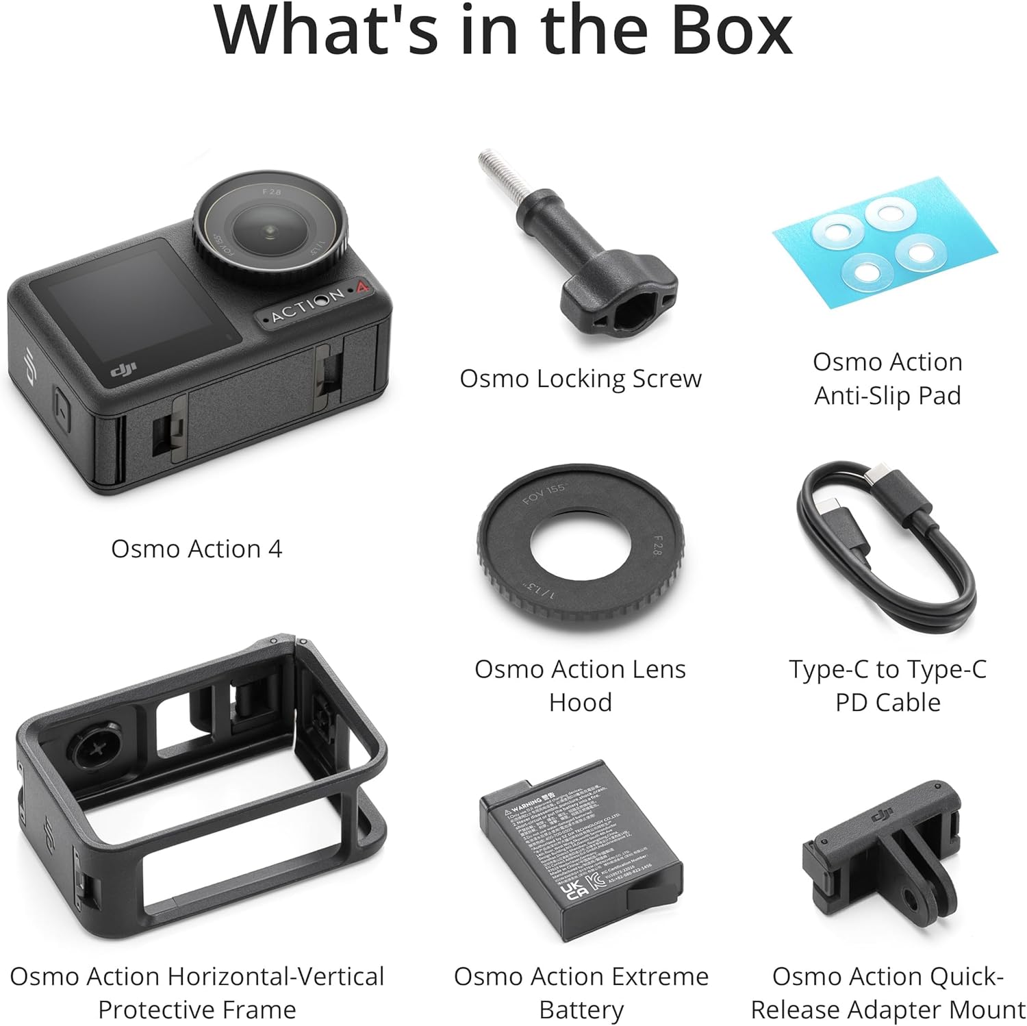 DJI Osmo Action 4 Essential Combo, 4K/120fps Waterproof Action Camera with a 1/1.3-Inch Sensor, Stunning Low-Light Imaging,10-bit & D-Log M Color Performance, Long-Lasting 160 Mins, Outdoor Camera - Image 6