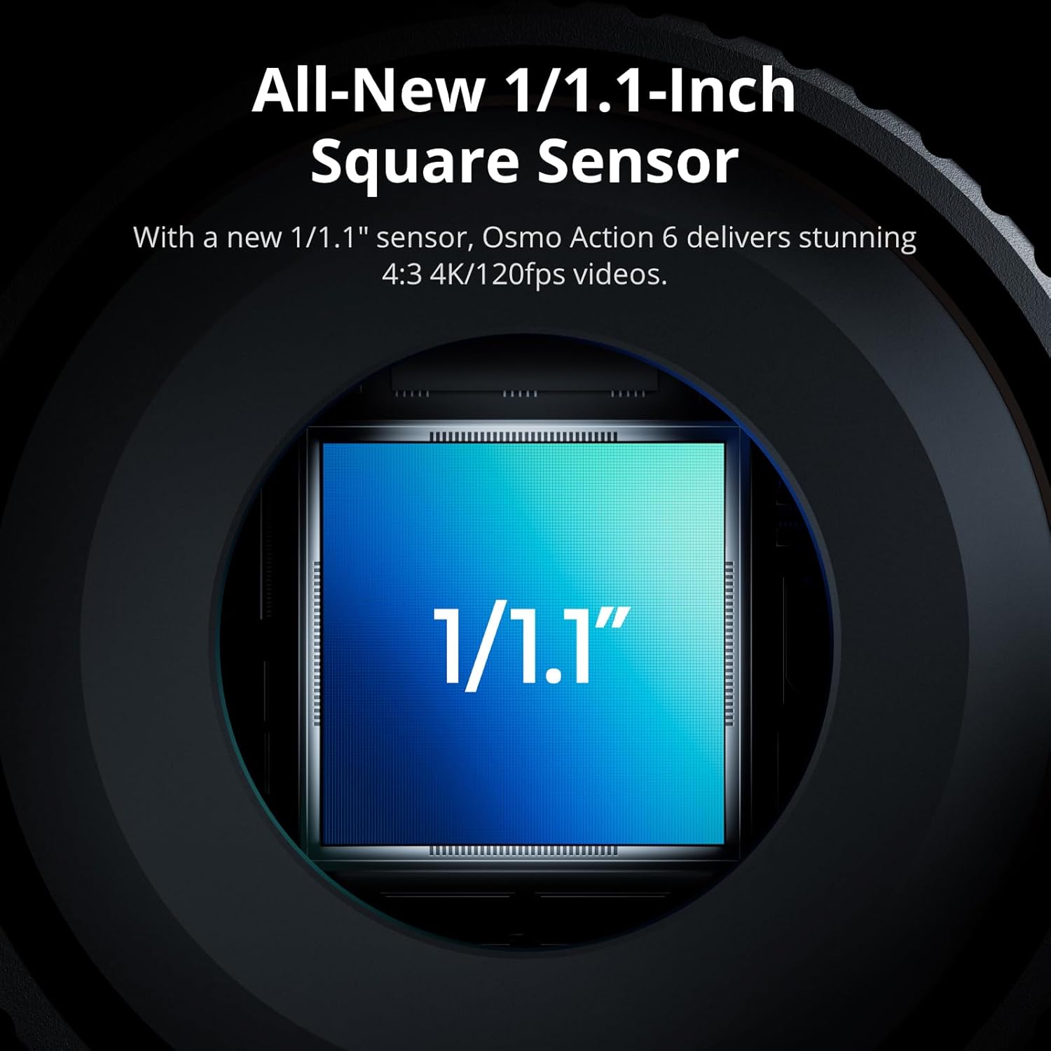 DJI Osmo Action 6 Essential Combo, Action Camera with 1/1.1″ Square Sensor, Variable Aperture of f/2.0–f/4.0, Cold-Resistant, 4hrs Battery, Action Camera 4K Ideal for Daily Use - Image 4