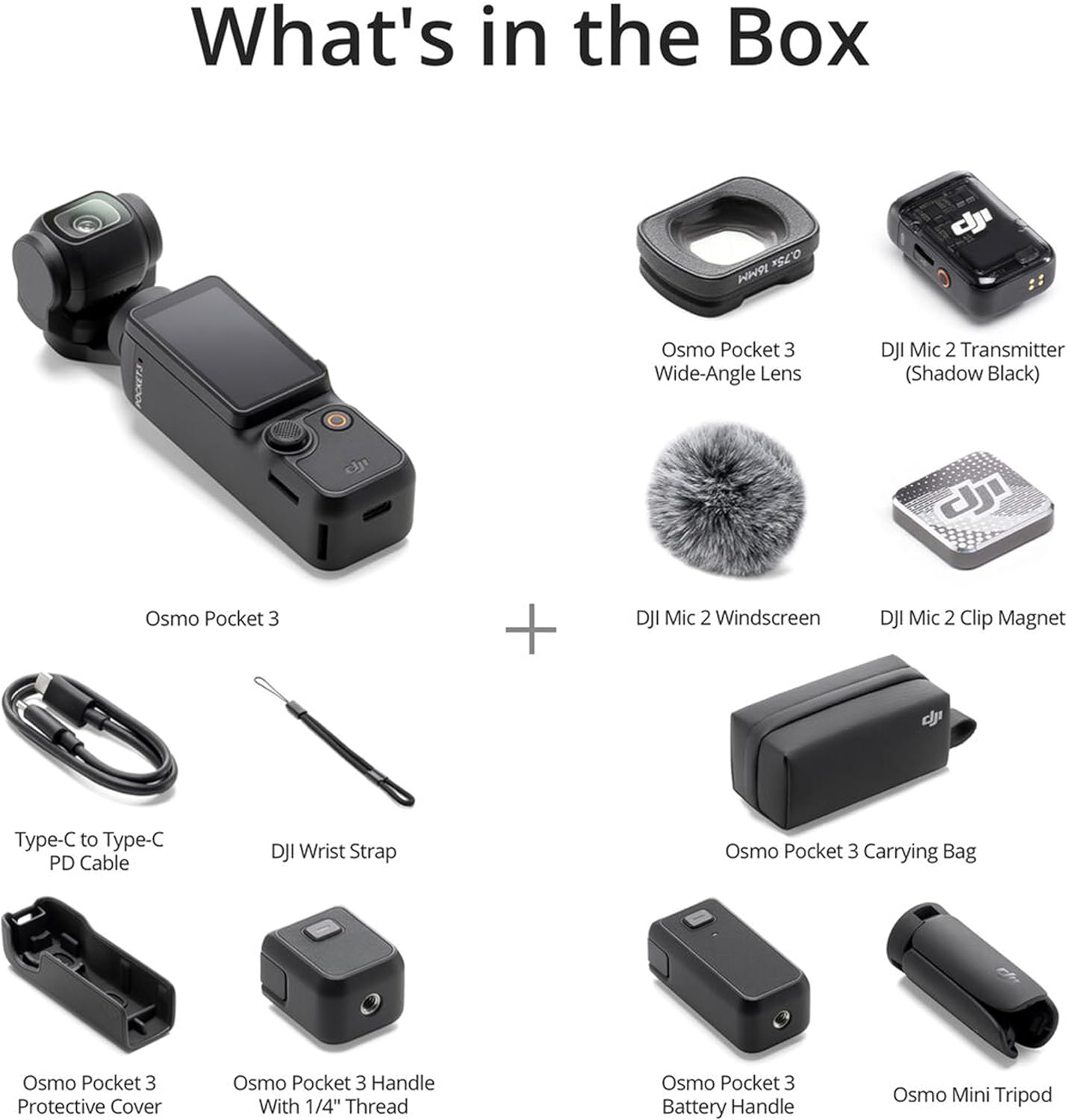 DJI Osmo Pocket 3 Creator Combo, Vlogging Cameras, 4K/120fps Vlog Camera, 3-Axis Stabilization, Face/Object Tracking, Mic Included + 128GB Memory, 2pc Mic, Software + More (Podcast Vlogging Bundle) - Image 9