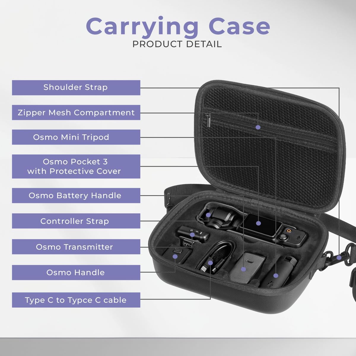 DJI Osmo Pocket 3 Creator Combo, Vlogging Camera, 4K/120fps Video, 3-Axis Stabilization, Mic Included for Clear Sound, Bundle with Carrying Case, Screen Protector, 64GB Memory Card, Card Reader - Image 6